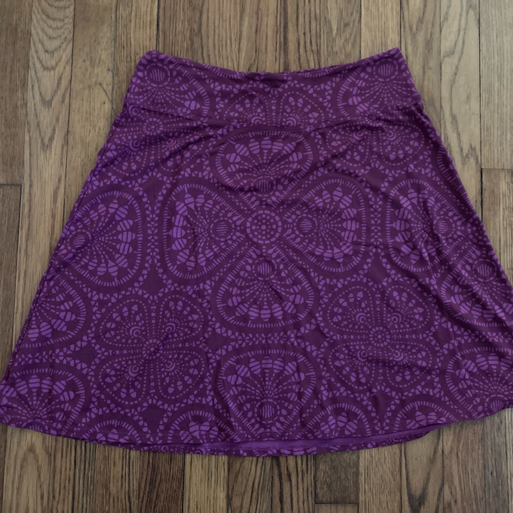 Printed Purple Patagonia Skirt - Medium